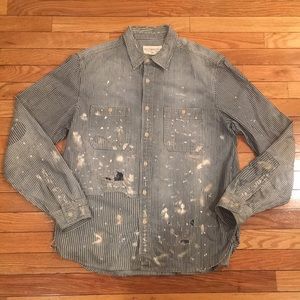 POLO RAPLH LAUREN DENIM AND SUPPLY BUTTON UP